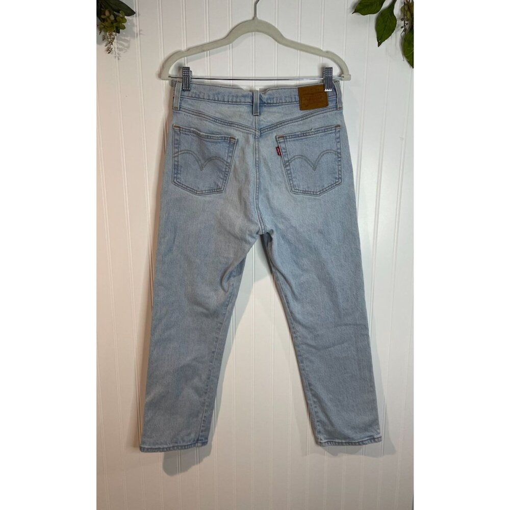 Levis501 Premium Button-Fly Light Wash Jeans Cotton&Elastane Blend ClassicStyle - Picture 2 of 15
